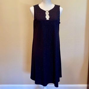 LBD MSK Sparkle Cocktail Dress Rhinestones